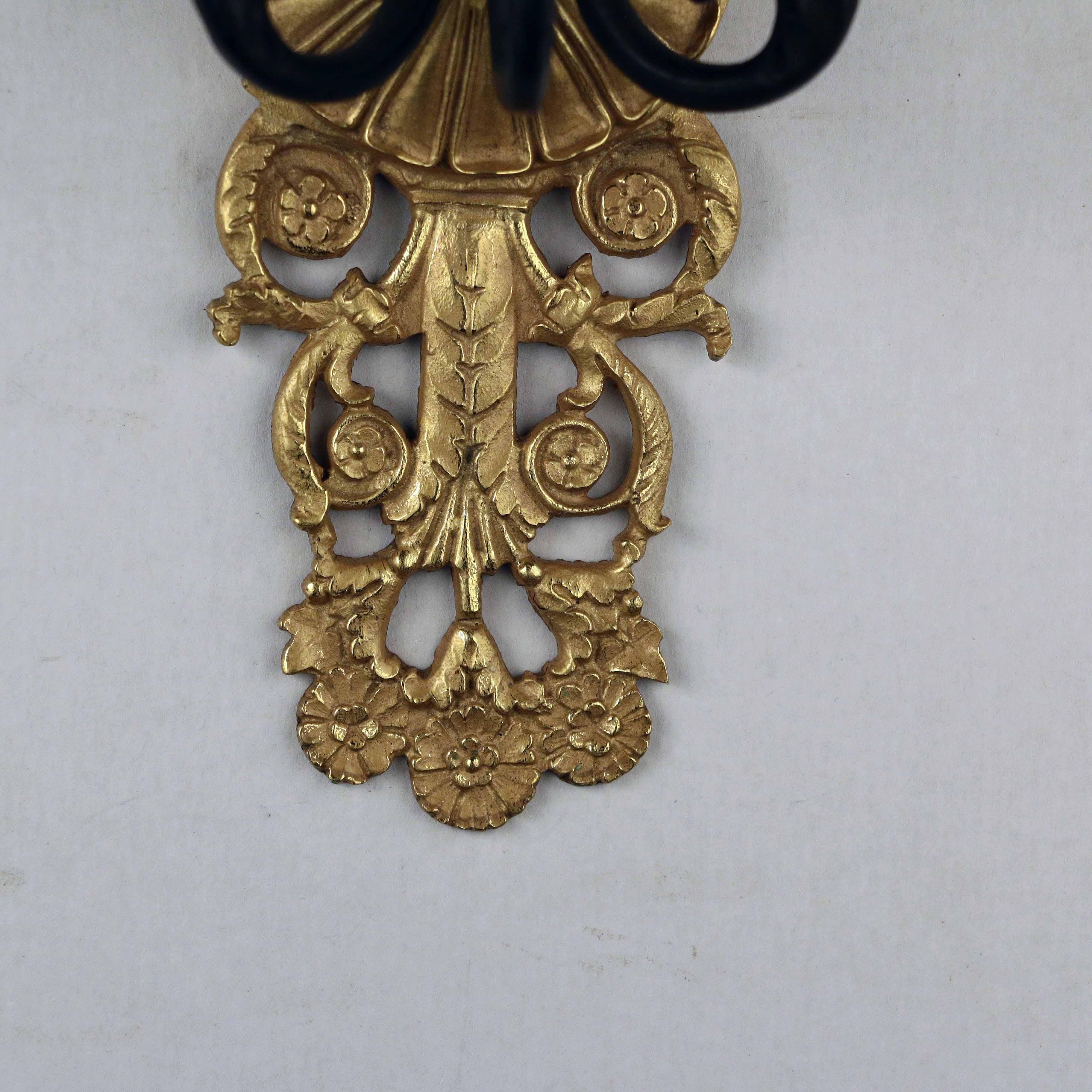 Pair of French Second Empire Three-Light Wall Sconces For Sale 3