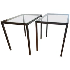 Pair of French Side Tables, 1970s