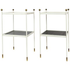 Pair of French Side Tables in the Style of Jean Royere, 1950s