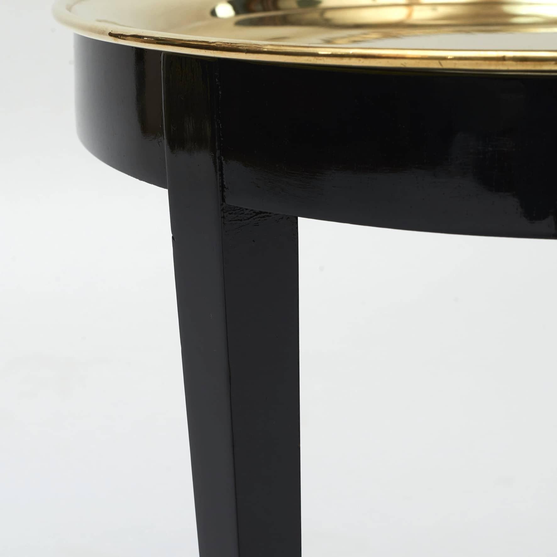 Pair of French Side Tables with Brass Trays 5