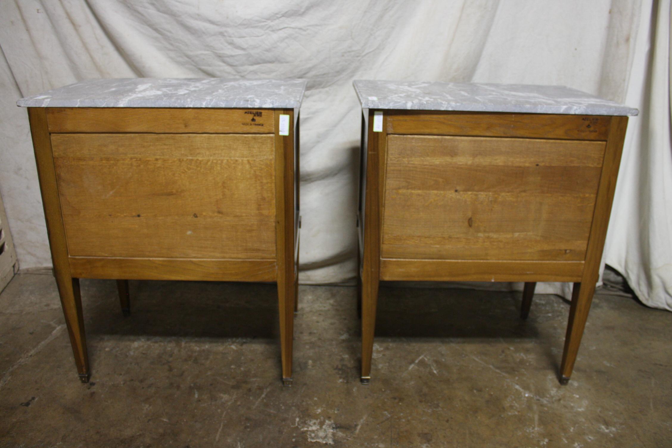 Pair of French Small Chests or Night Stands 4