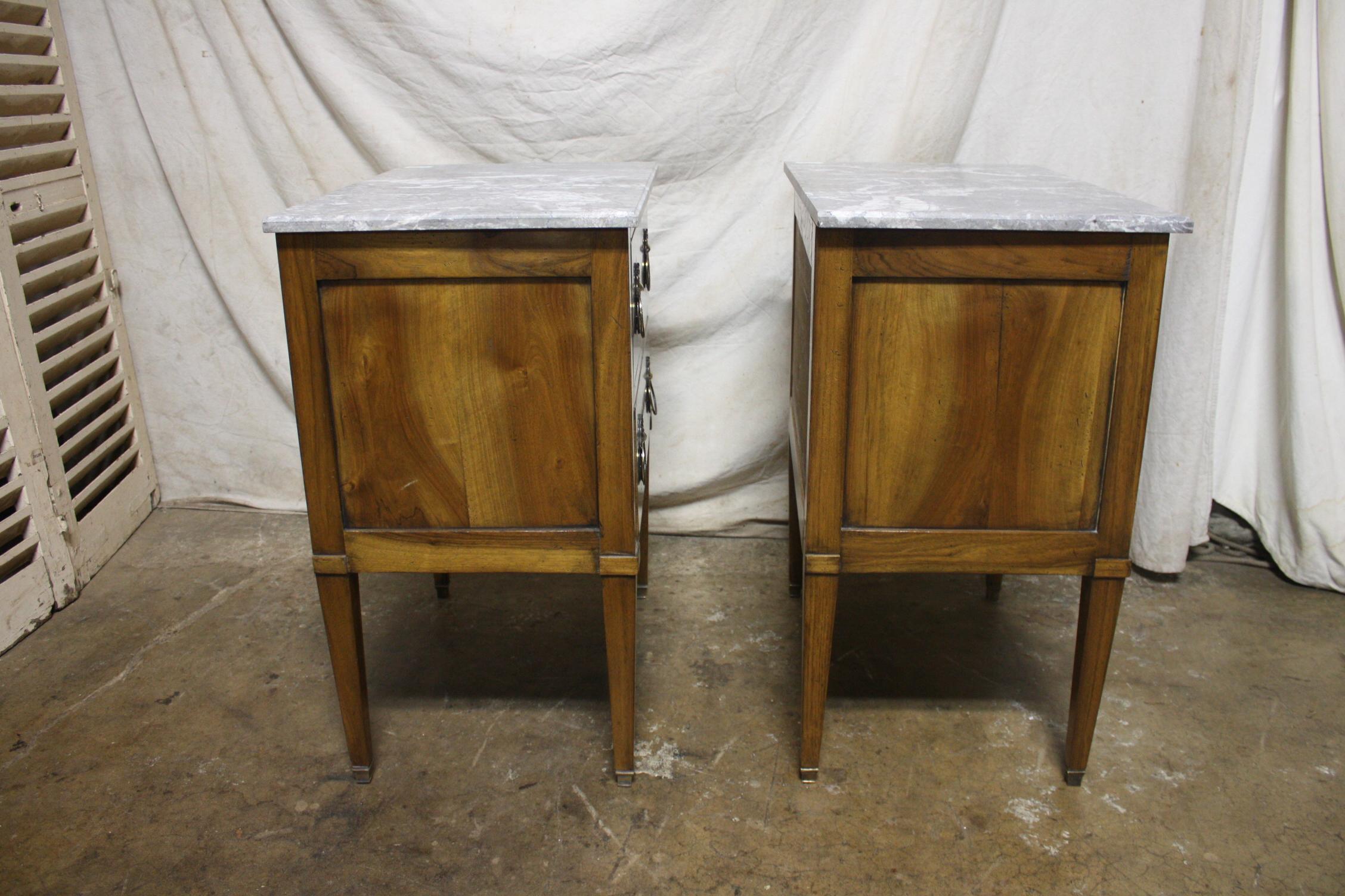 Pair of French Small Chests or Night Stands 6