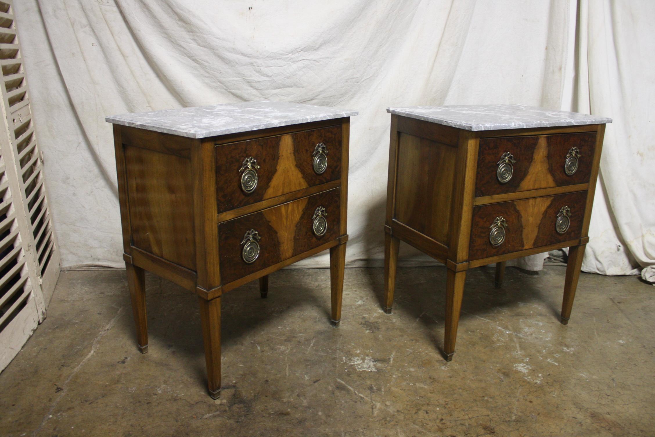 Pair of French Small Chests or Night Stands 7