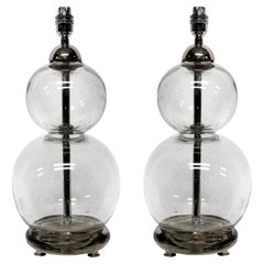 Pair of French Soda Siphon Lamps