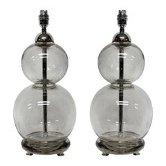 Pair of French Soda Siphon Lamps