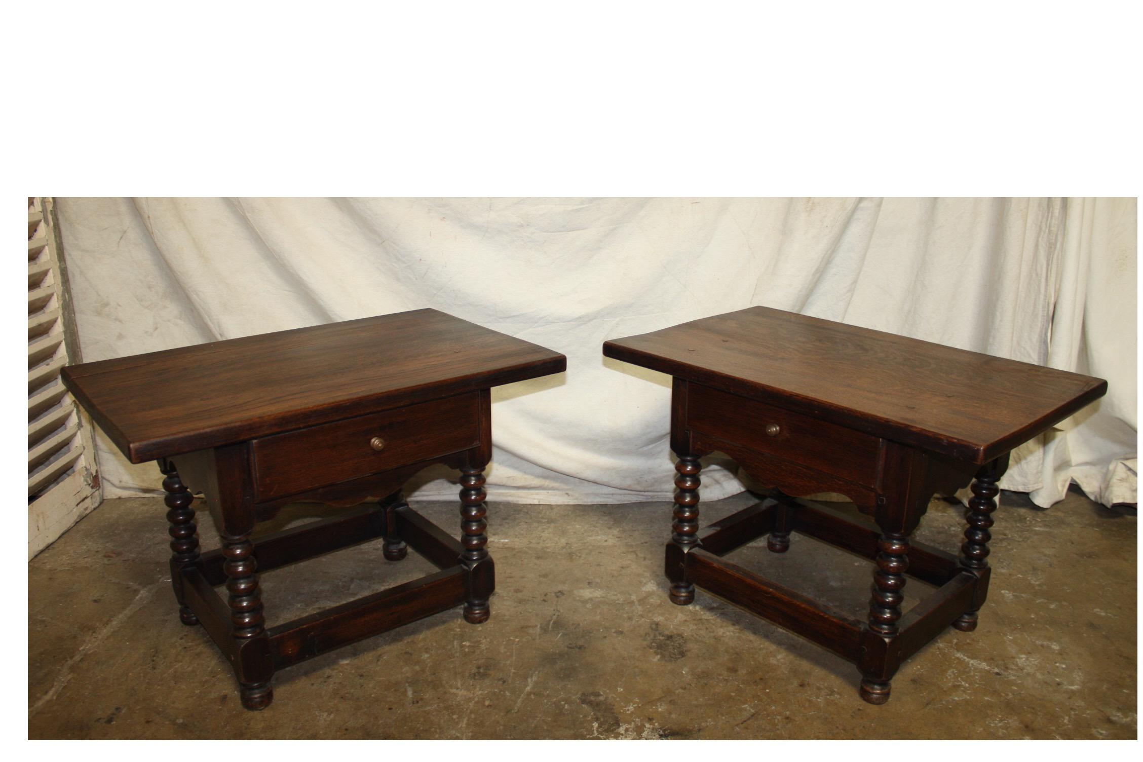 Pair of French Sofa Tables 1
