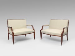 Pair of French Sofas by Lucien Rollin
