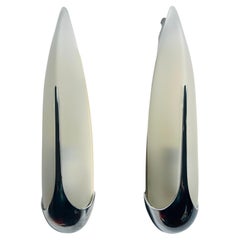 Pair of French Space Age 1990s Wall Lamps