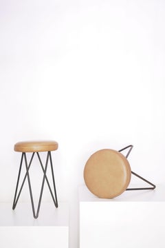 Pair of French Stools by Pierre Guariche