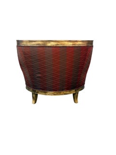 Pair of French style Gilded Extra Wide (snuggle) Chairs