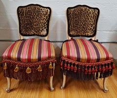 Pair of French style side chairs