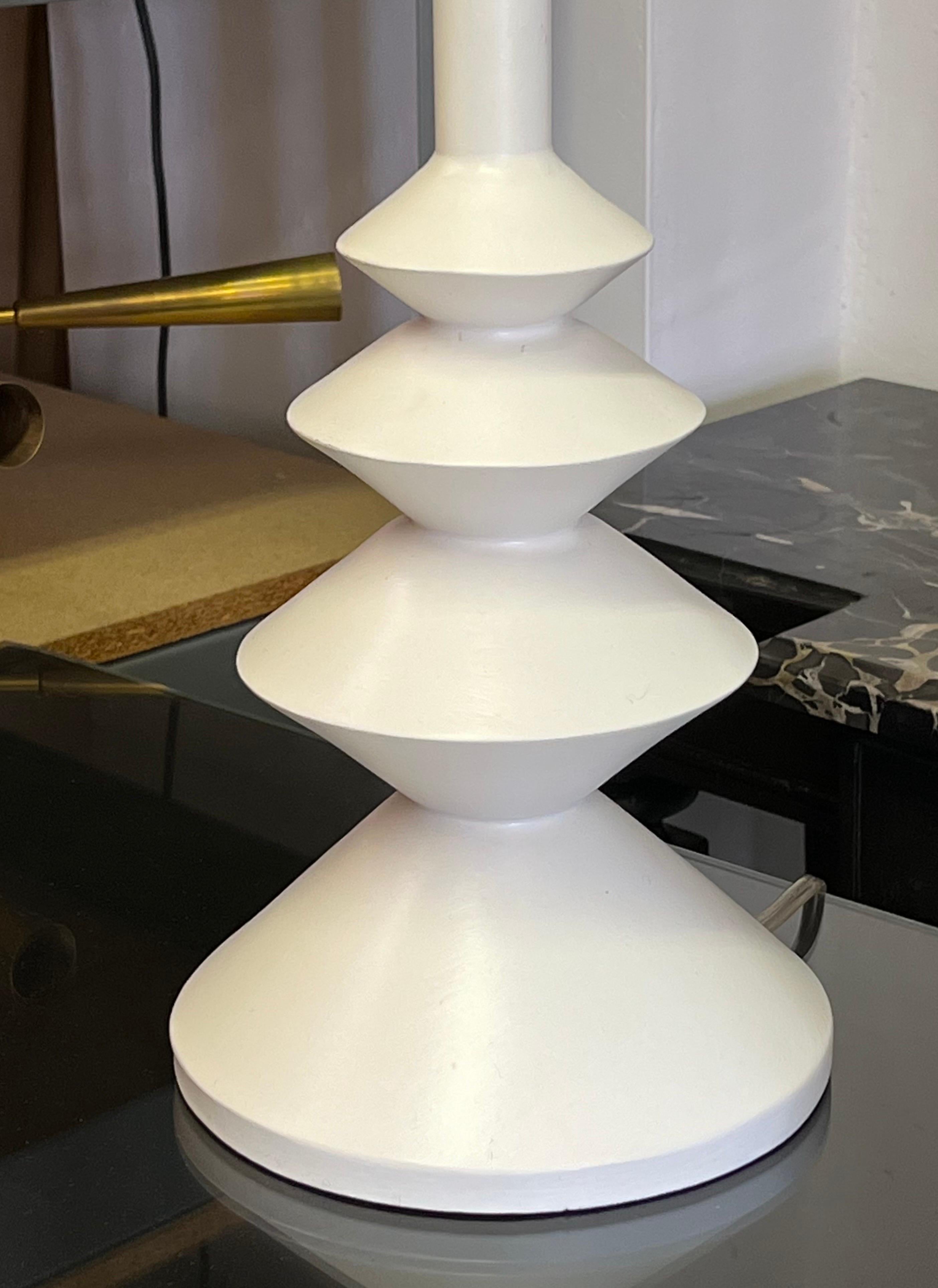 Mid-Century Modern Pair of French Style Table Lamps in the Style of Alberto and Diego Giacometti For Sale