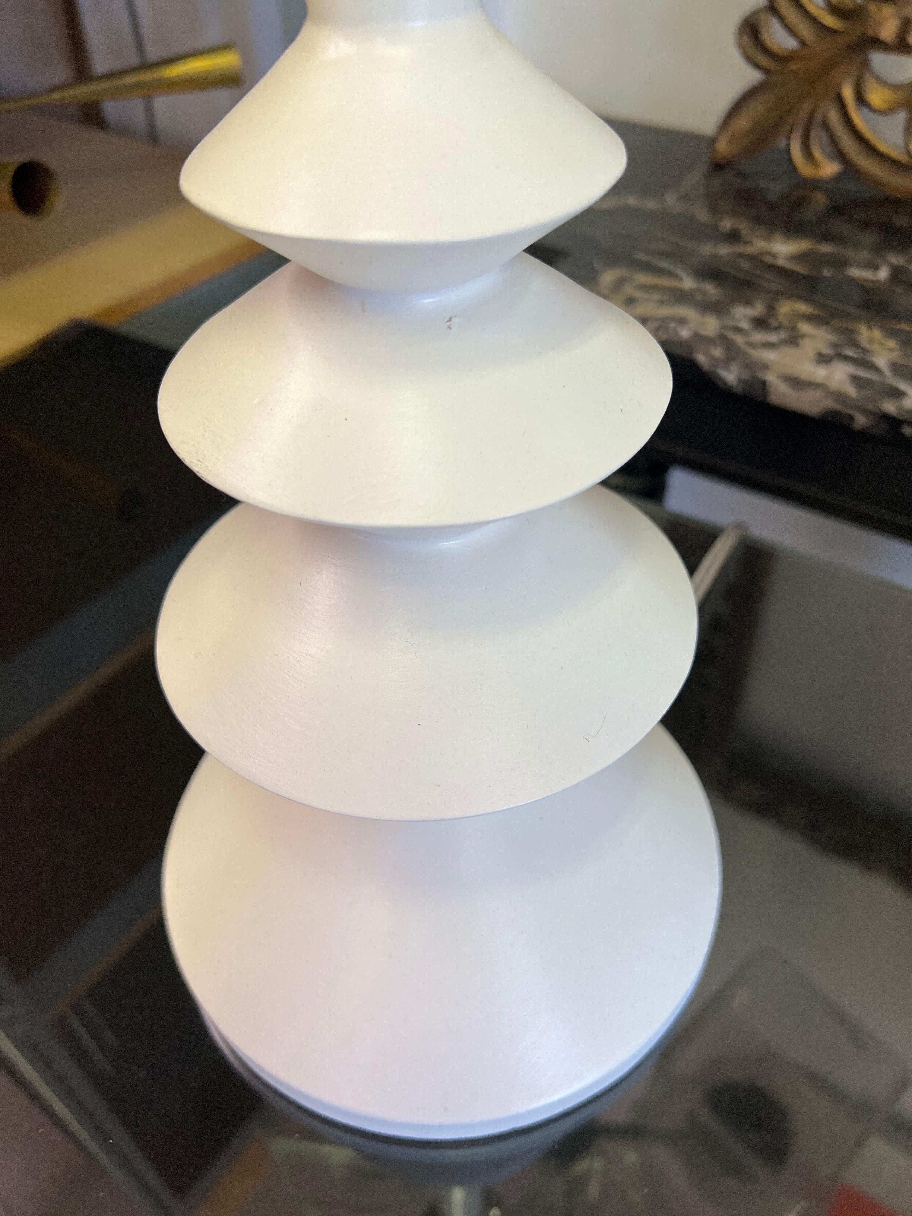 20ième siècle Paire de lampes de table de style français dans le style d'Alberto et Diego Giacometti en vente