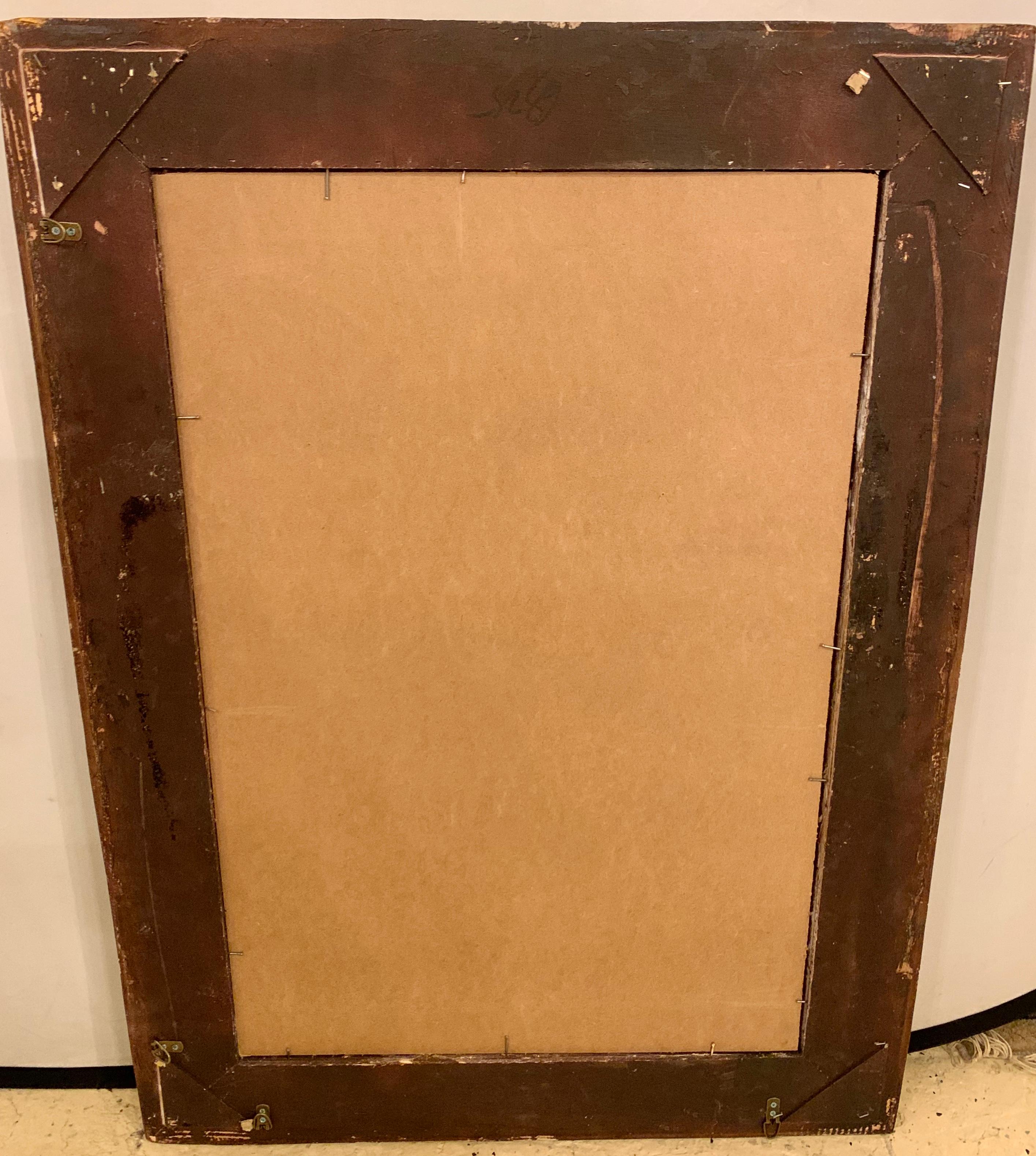 Pair of French Style Wall, Console or Pier Mirrors. Gilt Gesso and Wooden.  For Sale 11