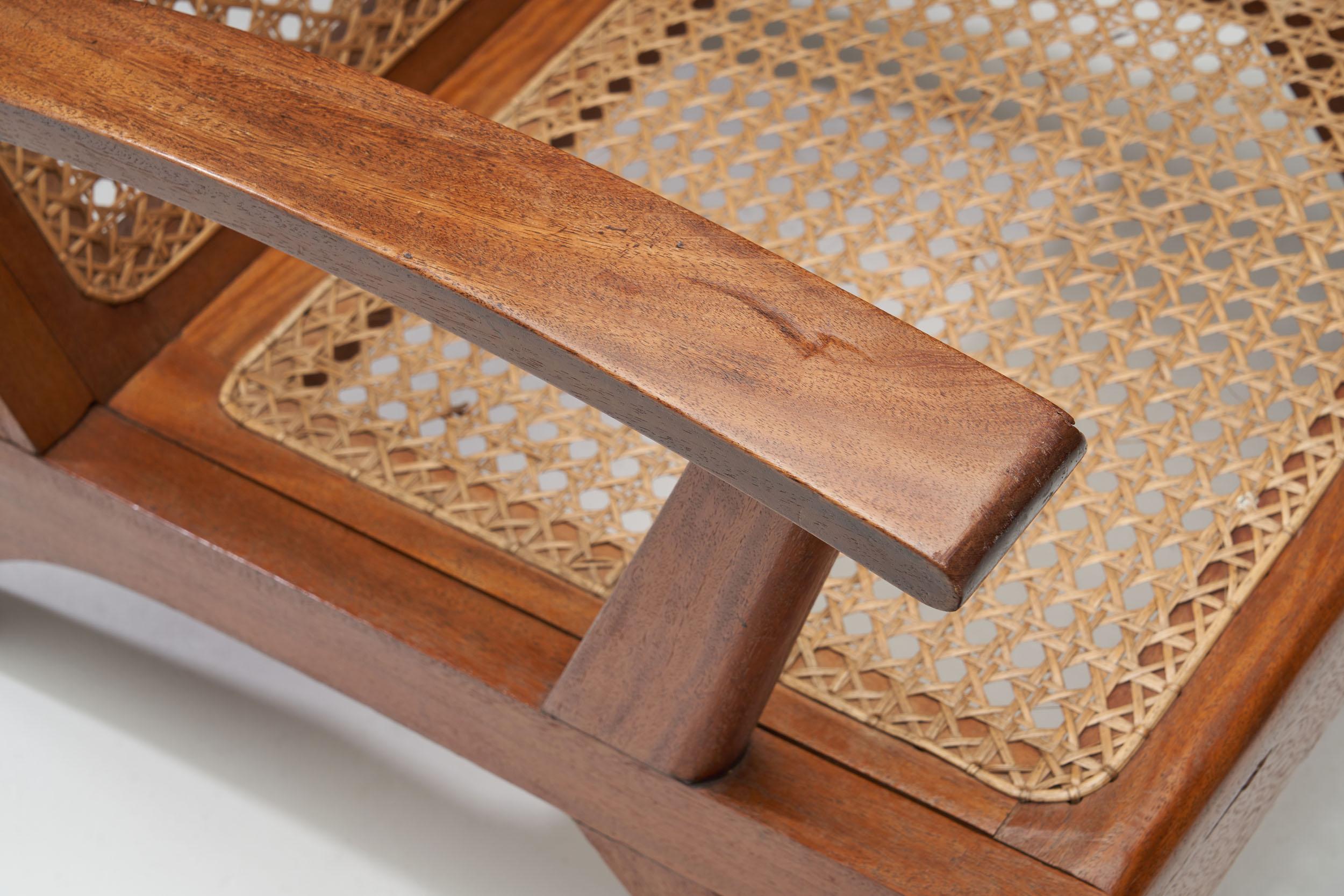 Pair of French Teak Armchairs, France, 1950s 2