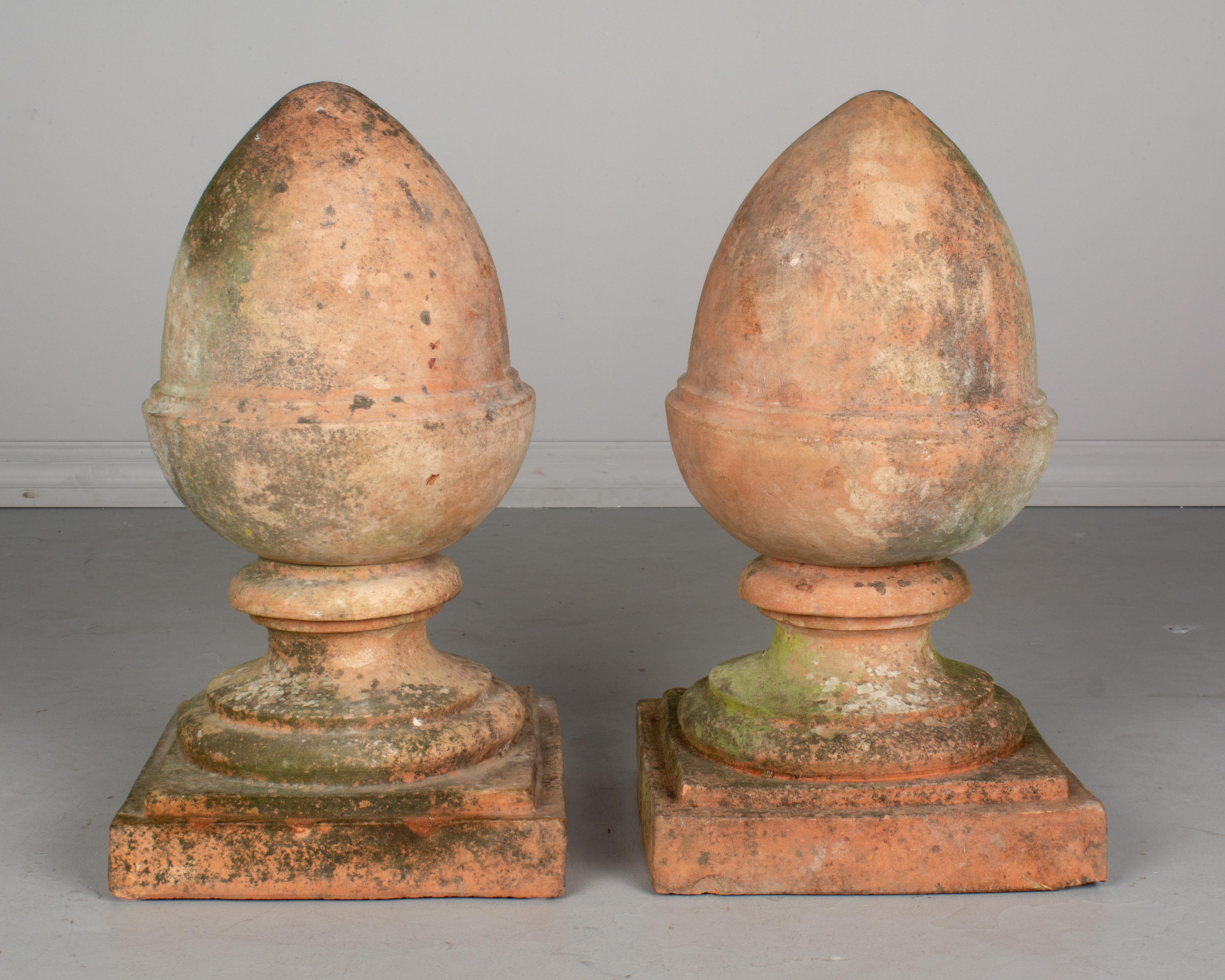 terracotta finials