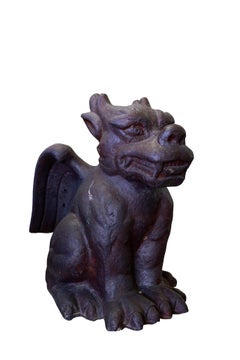 Pair of French Terracotta Gargoyles