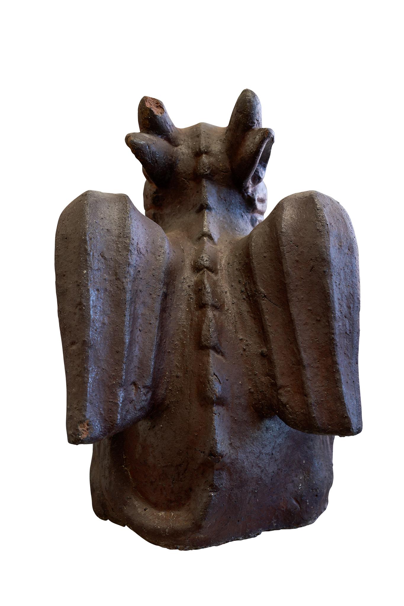 Pair of French Terracotta Gargoyles en venta 1