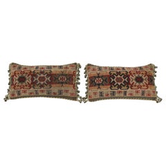Used Pair of French Throw Pillows