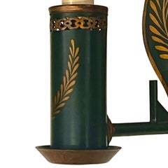 Pair of French Tole Sconces