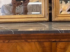 Pair of French Transitional Giltwood Mirrors
