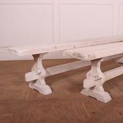 Pair of French Trestle Benches