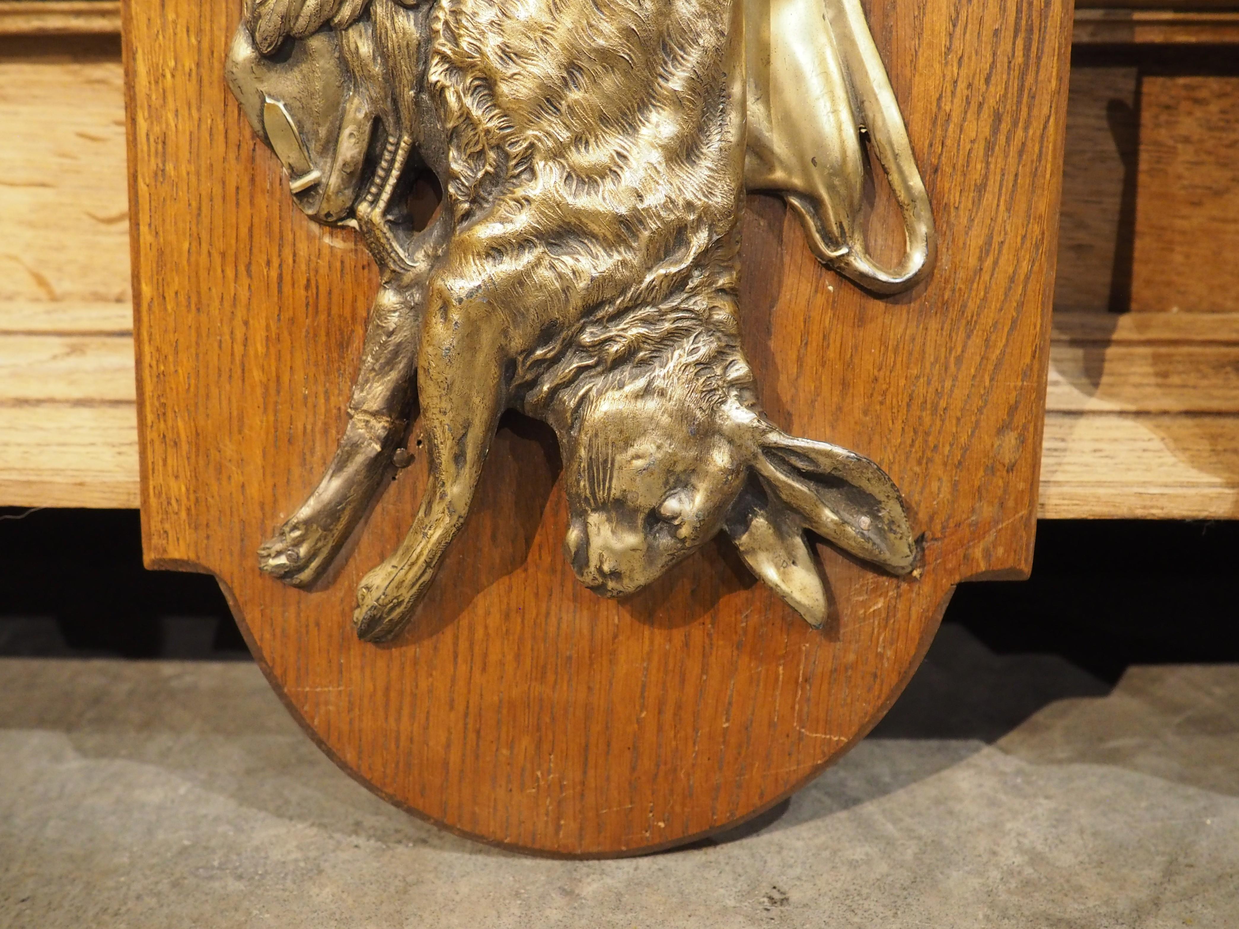 Coppia di targhe per la caccia montate francesi Trophées de Chasse, primi anni del 1900 in vendita 5
