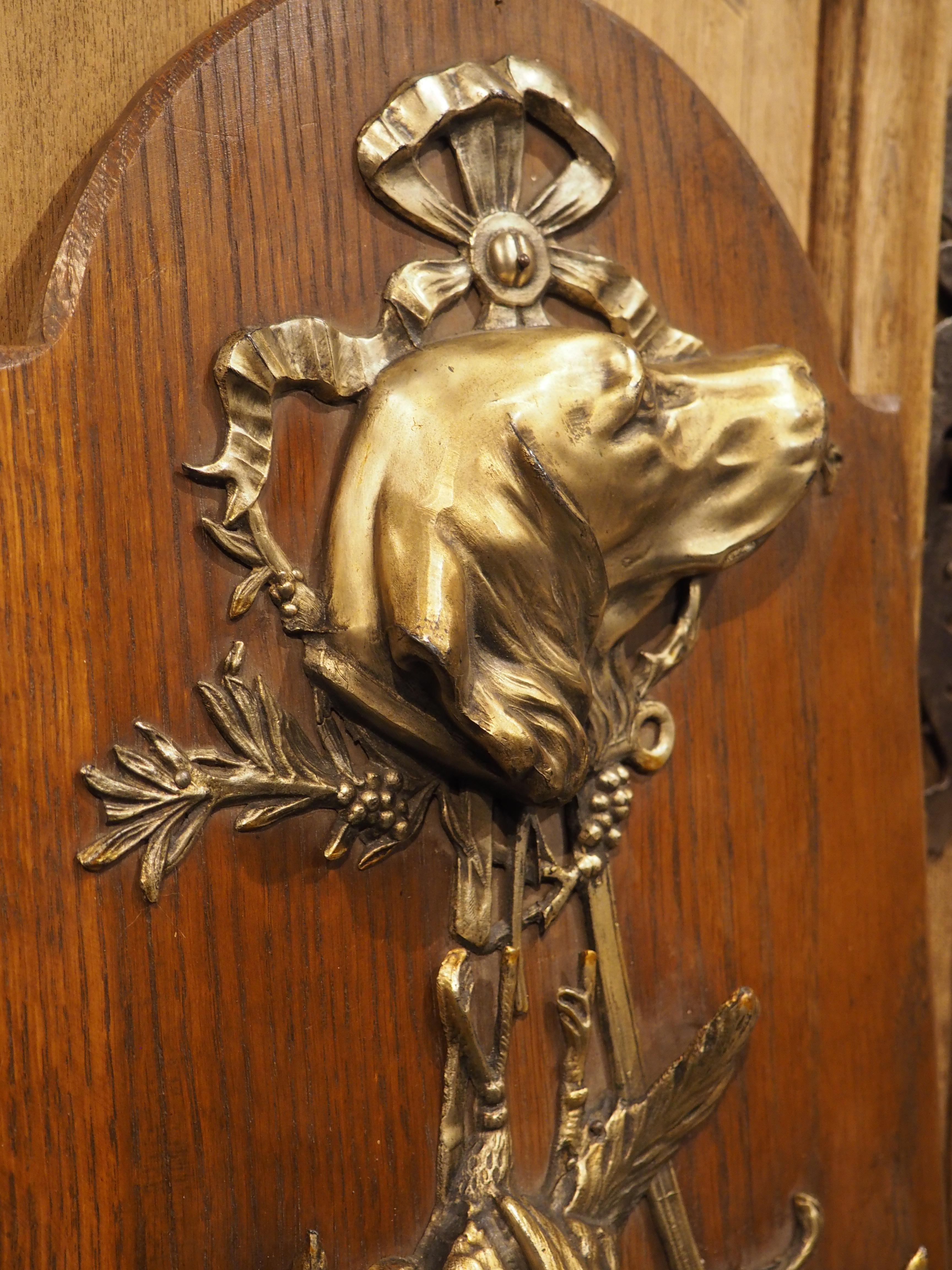Coppia di targhe per la caccia montate francesi Trophées de Chasse, primi anni del 1900 in vendita 8