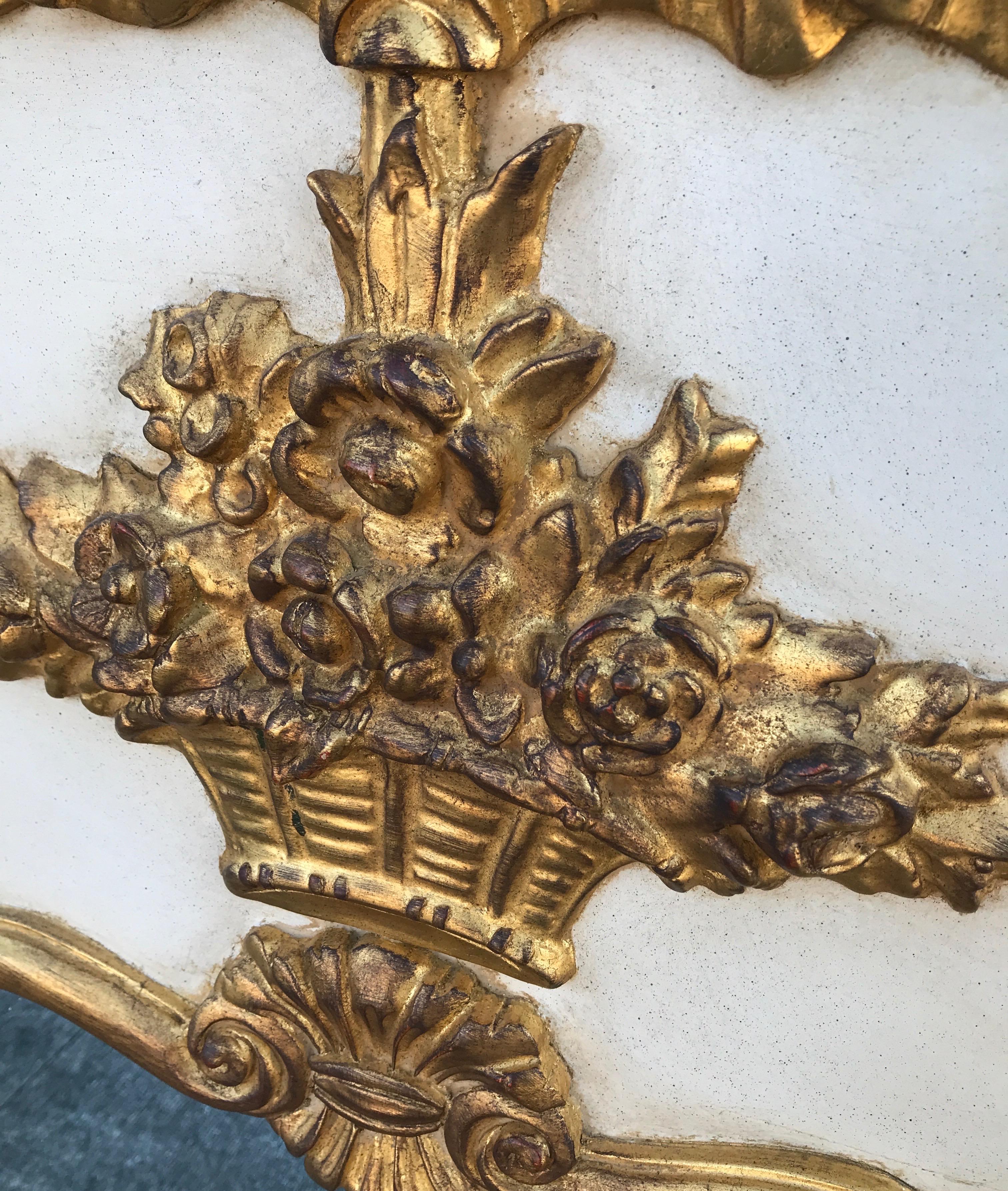 20th Century Pair of French Trumeau Style Mirrors by Carvers Guild
