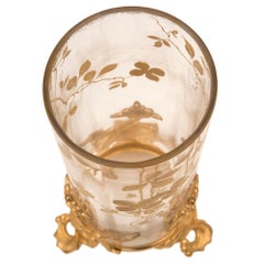 Pair of French Turn of the Century Art Nouveau Period Baccarat Vases