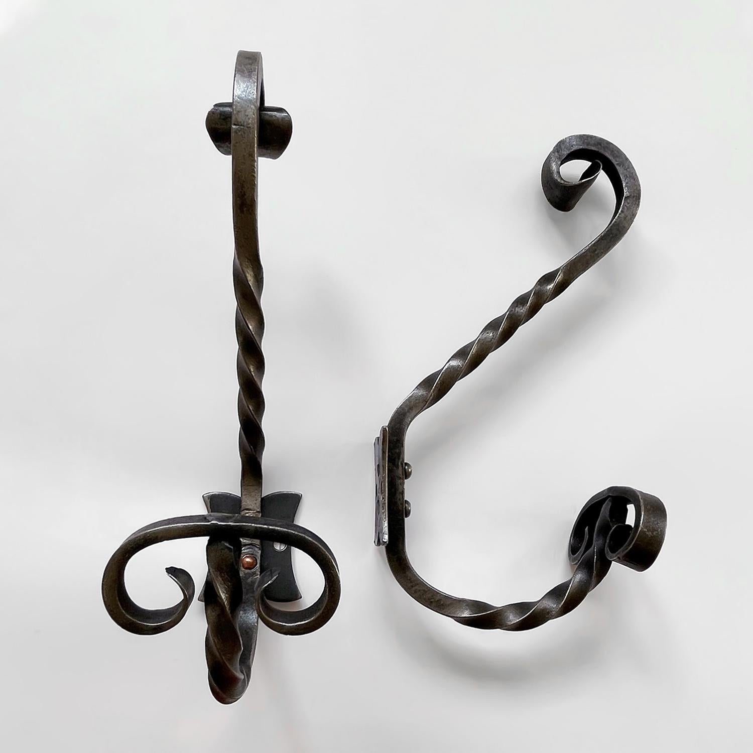Wrought iron hooks for sale sales