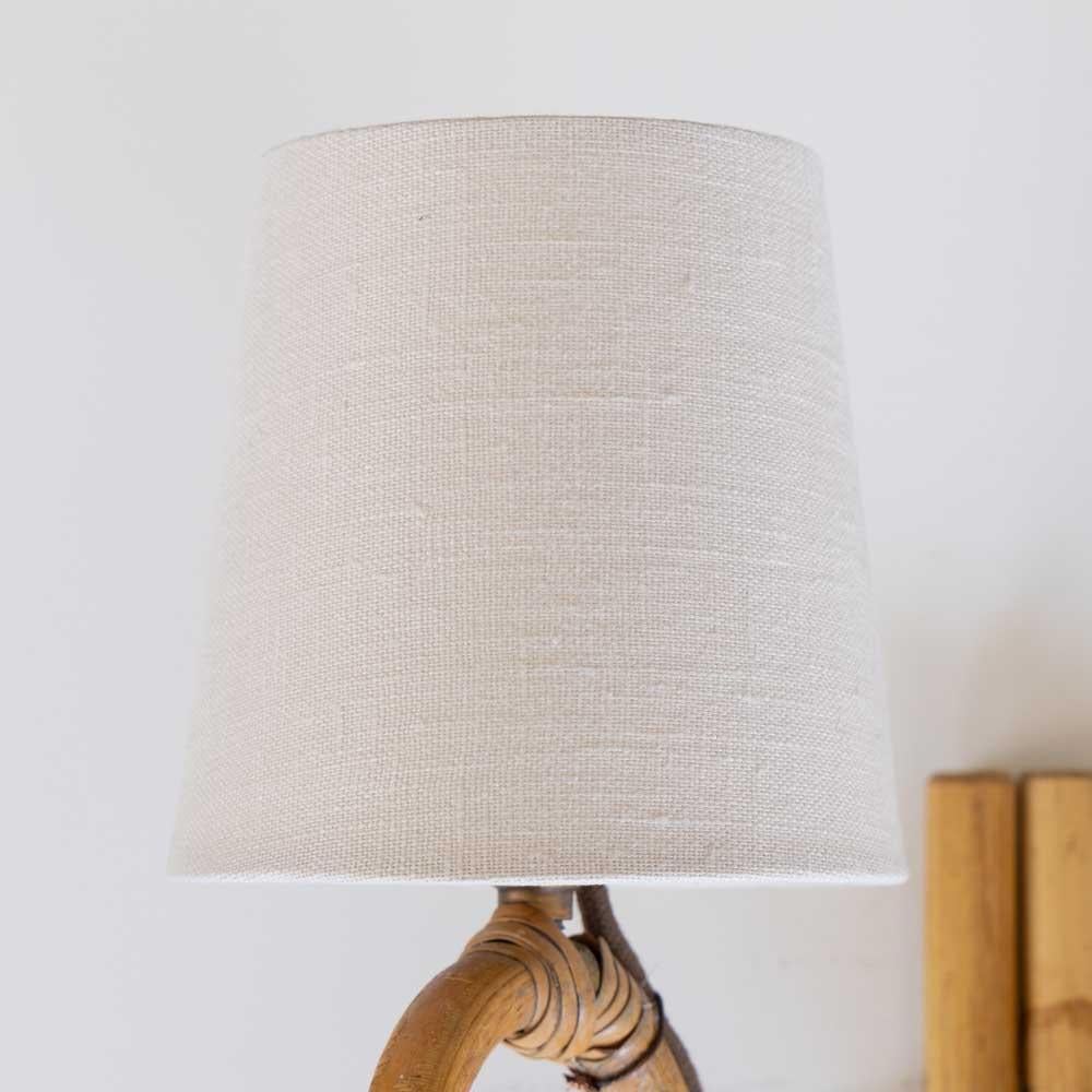 Pair of French Two-Arm Rattan Sconces For Sale 1