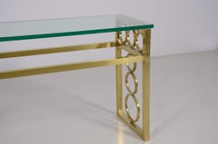 Coppia di tavolini da salotto francesi in bronzo molto decorativi
