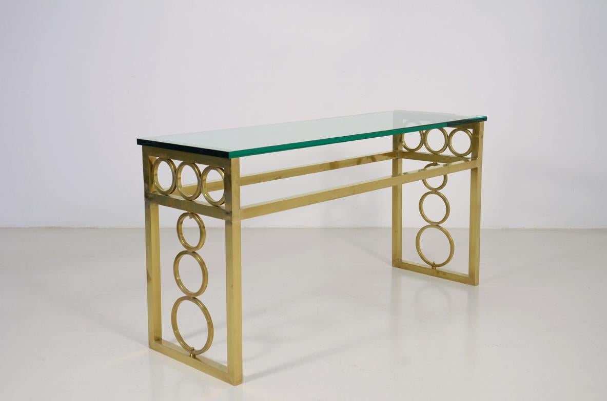 Européen Paire de  Tables consoles françaises très décoratives en bronze  en vente