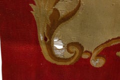 Pair of French Victorian Aubusson Floral Tapestries