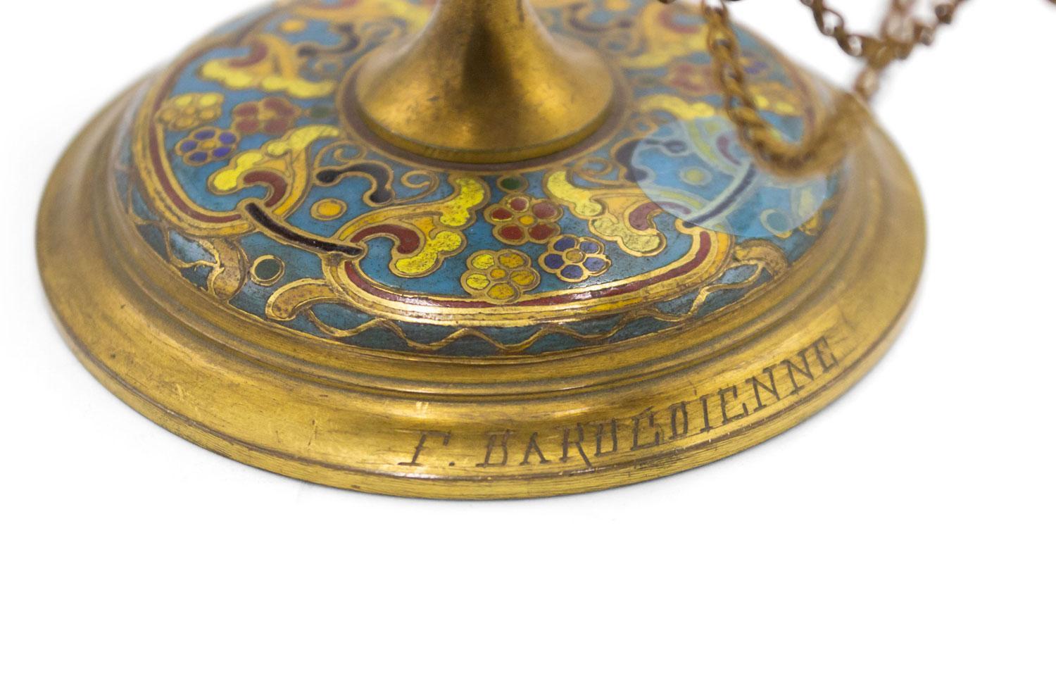 Victorien Paire de candélabres français victoriens en bronze doré en vente