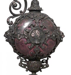 Pair of French Victorian Metal Ewers