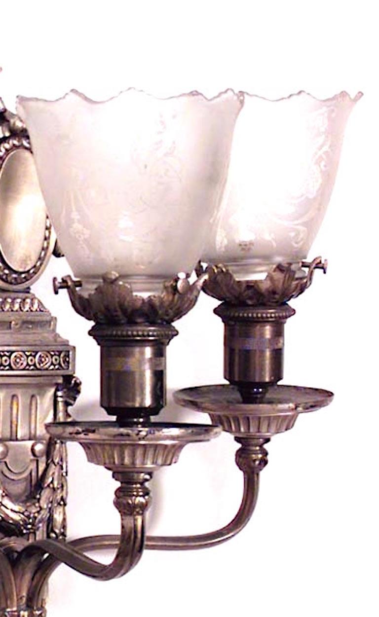 Pair of French Victorian Style Wall Sconces For Sale at 1stDibs