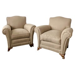 Pair of French Vintage Armchairs