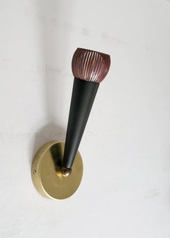 Paar französische Vintage-Wandleuchten aus der Mitte des Jahrhunderts, 1950er Jahre