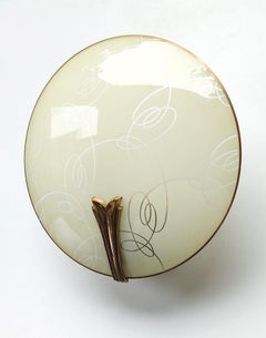 Coppia di lampade da parete francesi vintage del Medioevo, anni '50