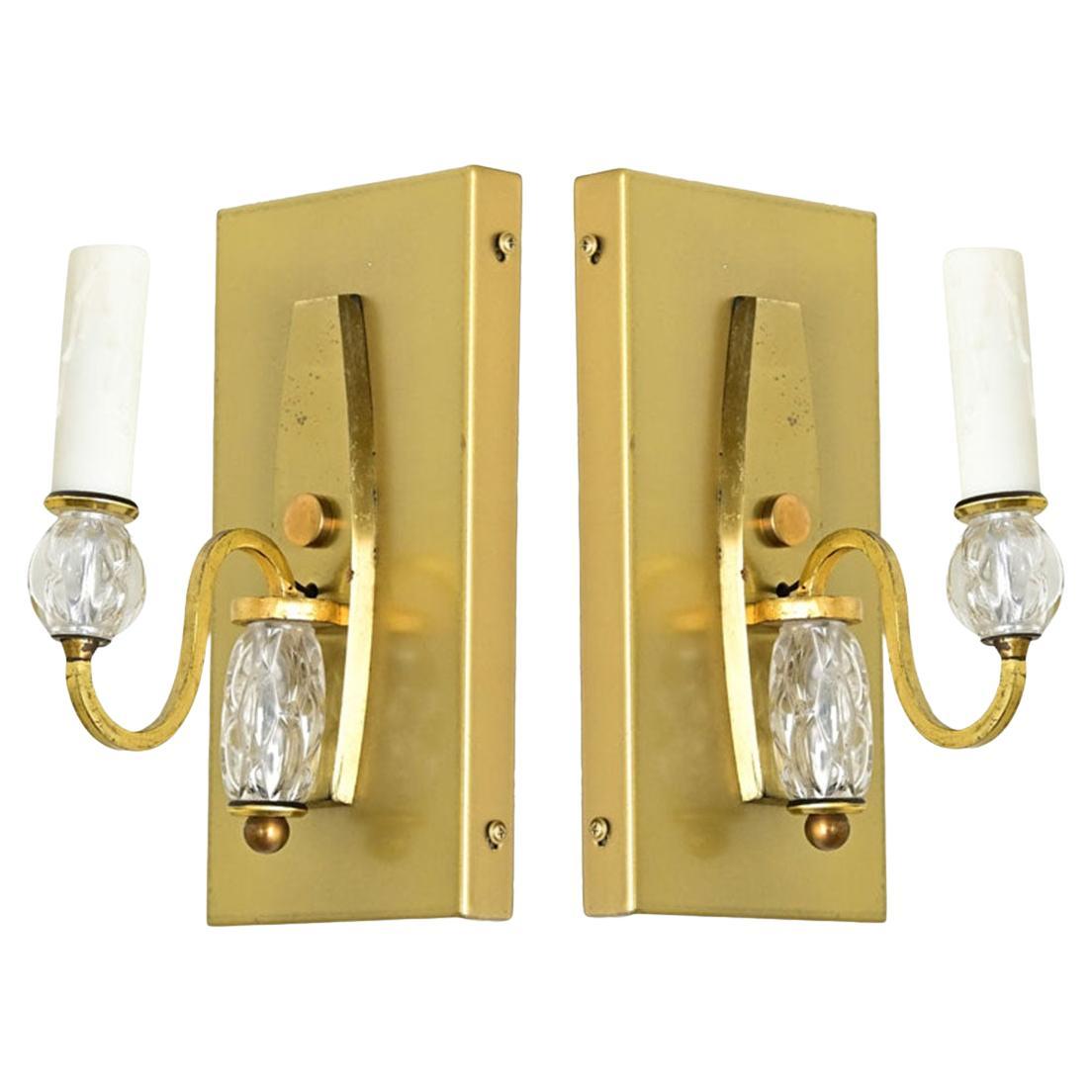 Pair of French Vintage Sconces