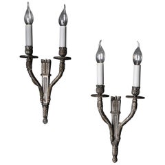 Pair of French Wall Appliques Sconces Louis XVI