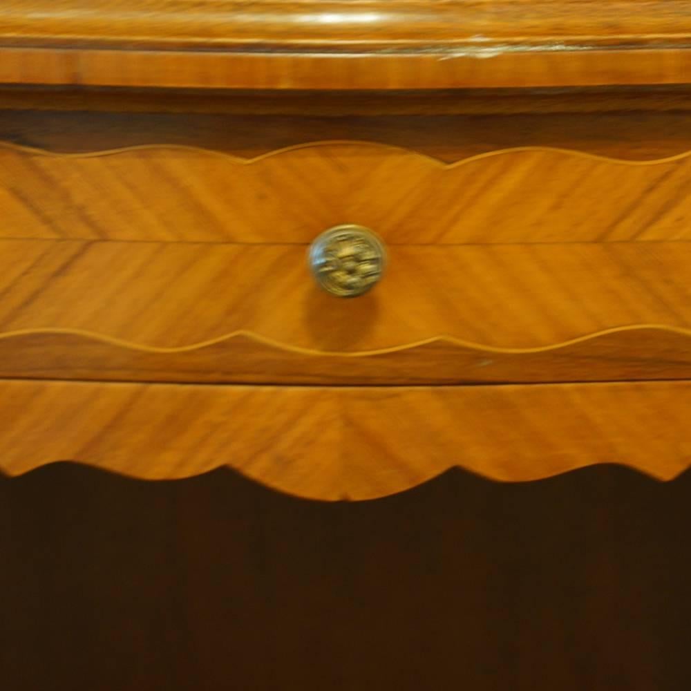 Pair of French Walnut Bedside Cabinets 1