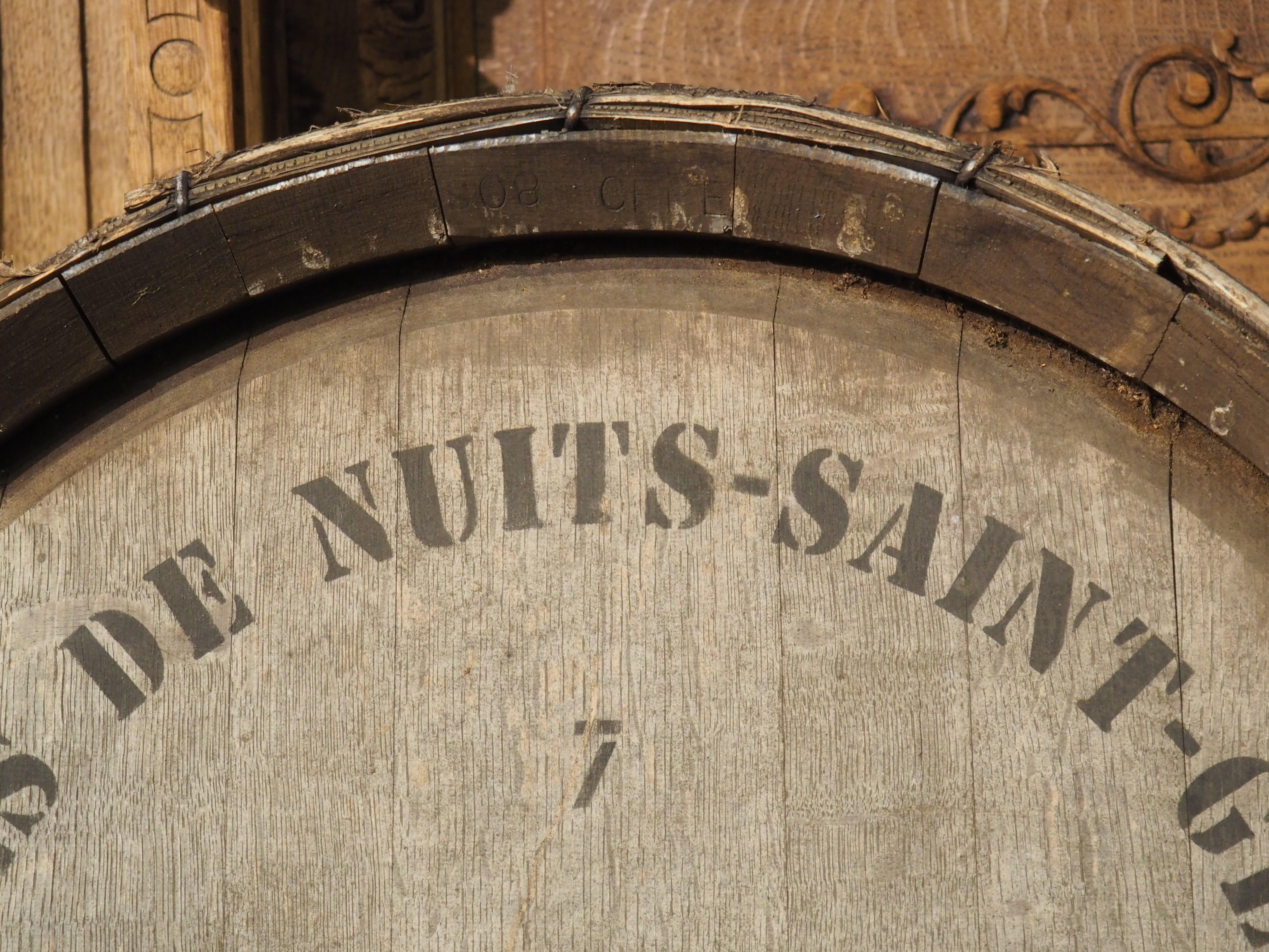 Pair of French Wine Barrel Facades, “Hospices de Nuits-Saint-Georges”, 1900s For Sale 2
