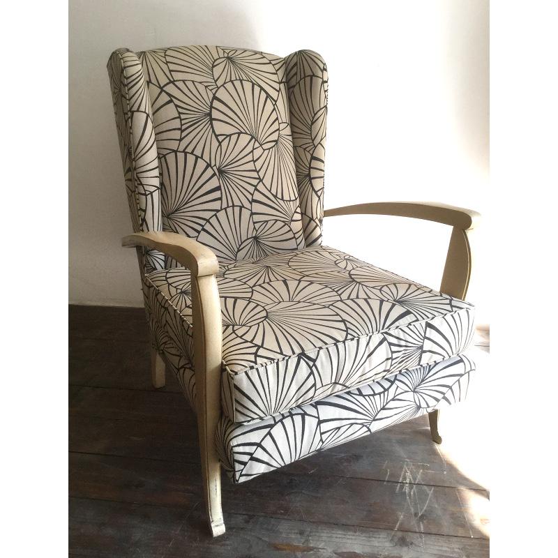 Paar Art-Déco-Sessel, Frankreich, 1940er Jahre (Französisch)