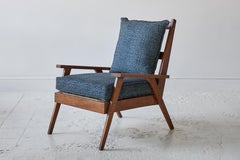 Pair of French Wood Framed Chairs upholstered in Robert Kime Floral Fabric