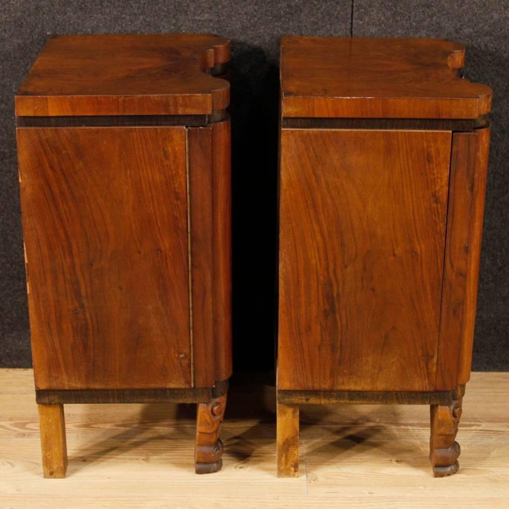 art deco style bedside tables