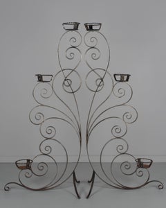Pair of French Wrought Iron Plant Stands
