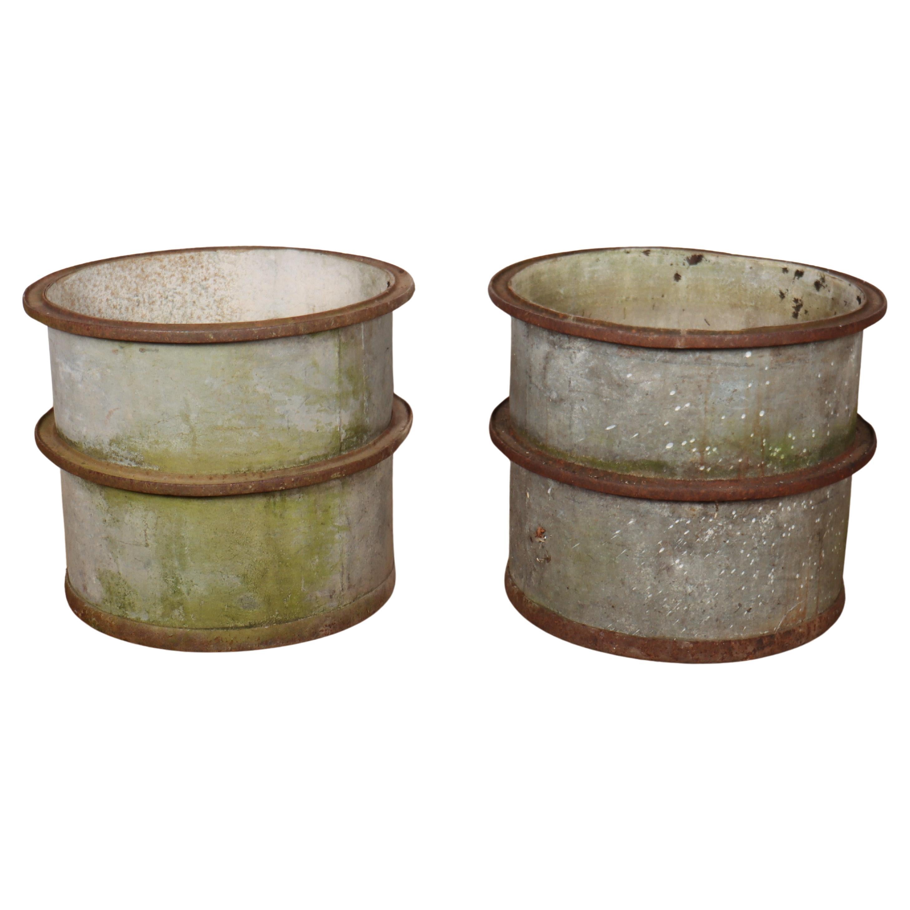 Pair of French Zinc Planters